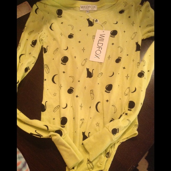 Wildfox Tops - Sale wIldfox  neon mystic bodysuit💀😱